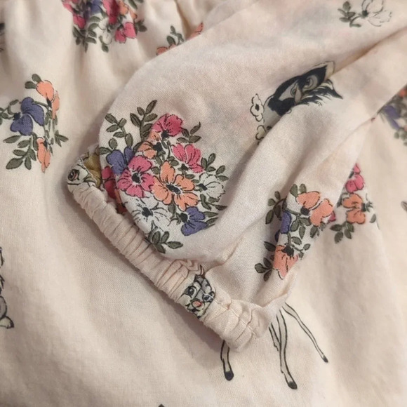 Baby GAP Bambi Disney Baby Girl 18-24 Month Pink Cotton Top - Lined + Frill - Picture 9 of 9